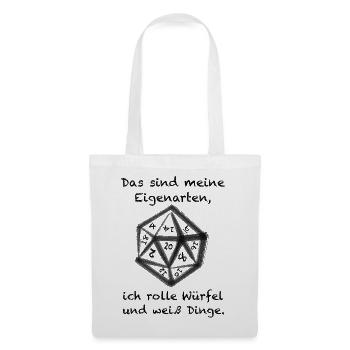 DM Eigenarten - Stoffbeutel - Weiß - Vorne