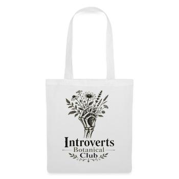 Introverts Botanischer Club - Stoffbeutel - Weiß - Vorne