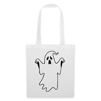 Halloween Gespenst Halloween T-shirt Geschenk  - Stoffbeutel - Weiß - Vorne