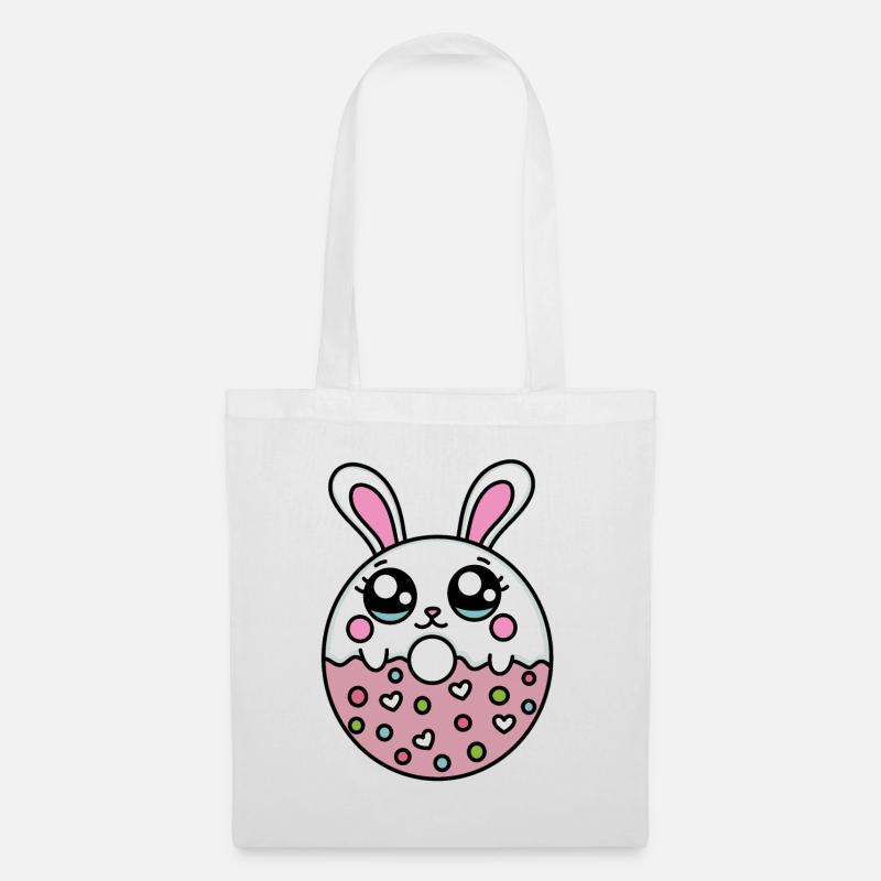 Rabbit donut - Cute donut (Rabbit) - Tote Bag - white