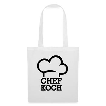 Cuisinier - Sac en tissu - blanc - Devant