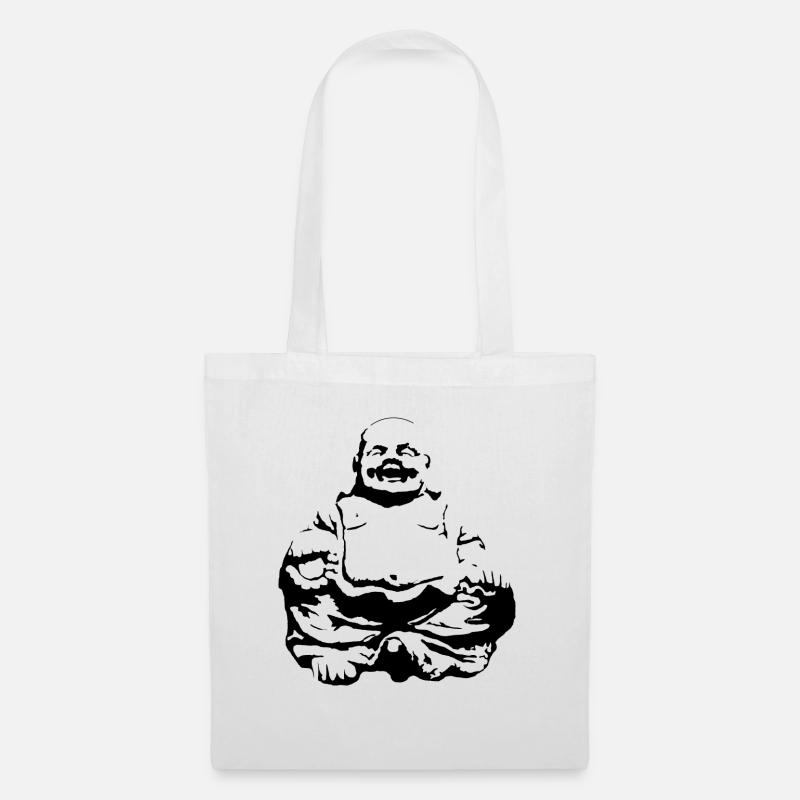 Buddha - Stoffbeutel - Weiß