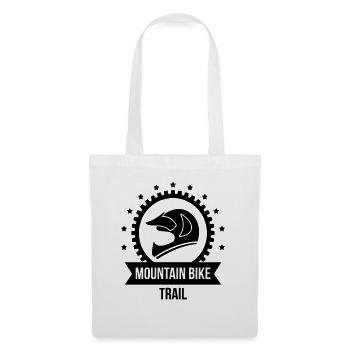 mountain bike trail - Stoffbeutel - Weiß - Vorne