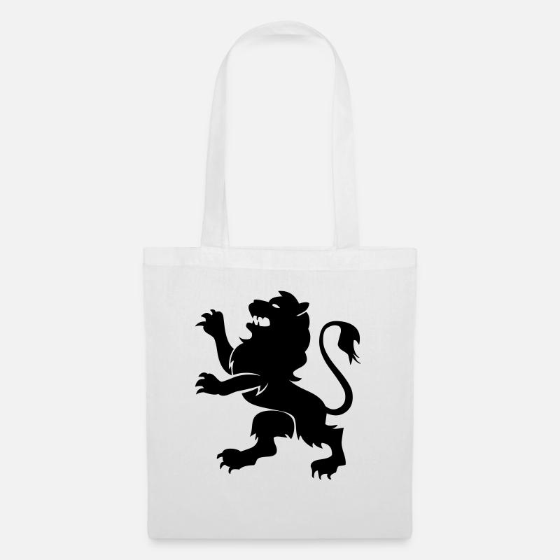 wappen_loewe - Stoffbeutel - Weiß