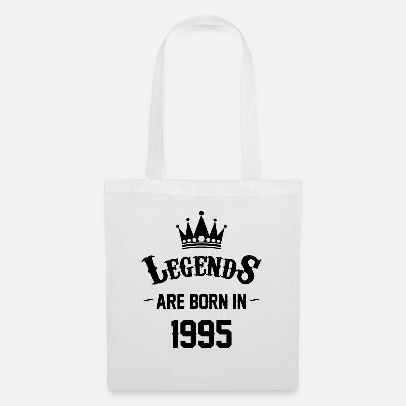Legends are Born in 1995 - Stoffbeutel - Weiß