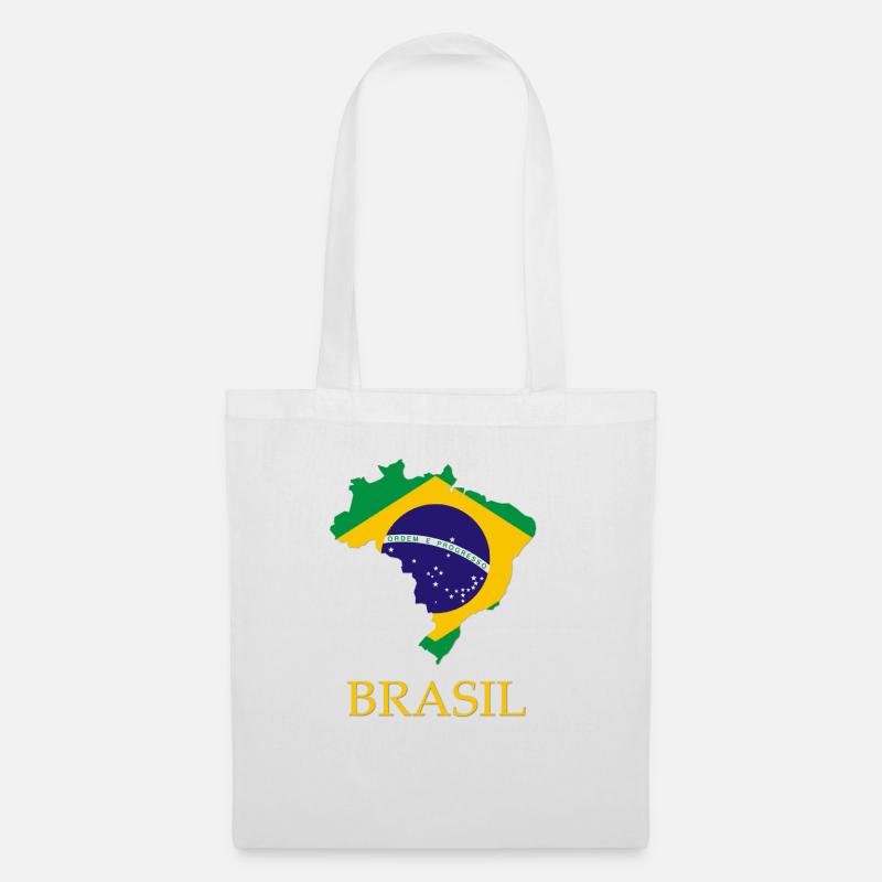 Brasil - Stoffbeutel - Weiß