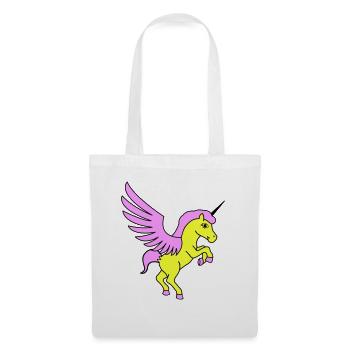 einhorn unicorn - Stoffbeutel - Weiß - Vorne