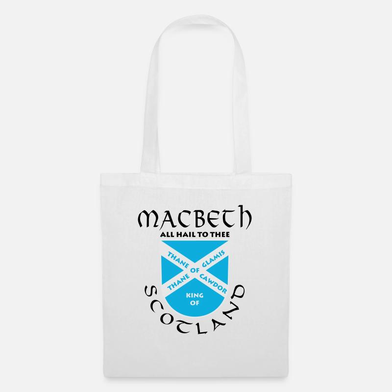 Scotland Macbeth - Stoffbeutel - Weiß