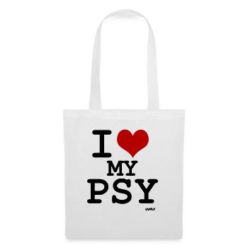 i love my psy - Stoffbeutel - Weiß - Vorne