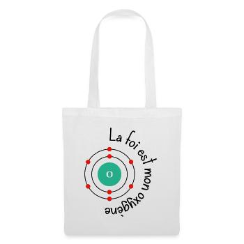 Foi oxygène - Sac en tissu - blanc - Devant