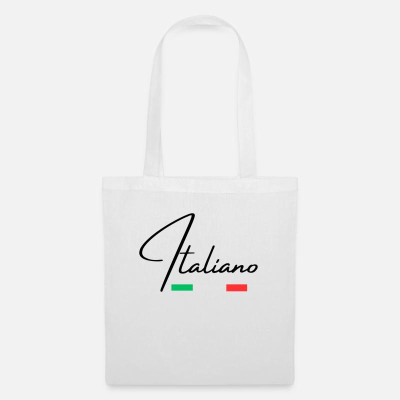 Italiano - Stoffbeutel - Weiß