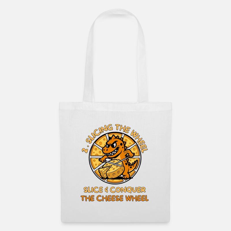 KäseDino: Slice & Conquer - Tote Bag - white