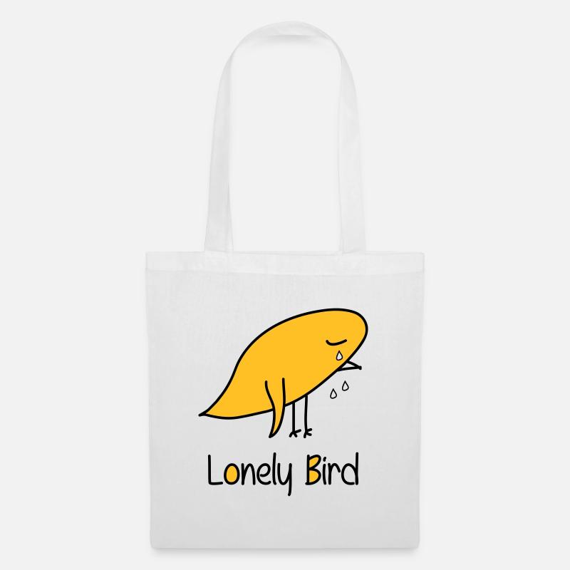 Lonely Bird - Tote Bag - white
