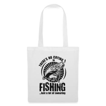 Angler Fischer Geschenke Angeln Fischen Angelsport - Stoffbeutel - Weiß - Vorne