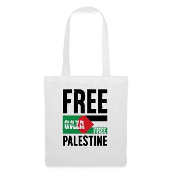 Libérez Gaza Libérez la Palesine - Sac en tissu - blanc - Devant