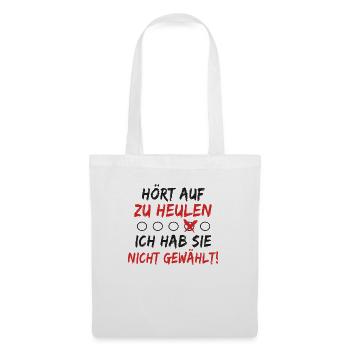 Kanzler Wahl 2025 – Ich hab sie nicht gewählt! - Stoffbeutel - Weiß - Vorne