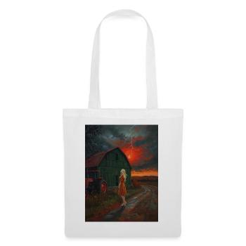Ciel d’orage mystique avec vue - Sac en tissu - blanc - Devant