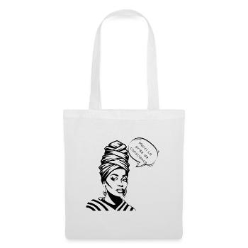 Awareness and Gratitude in Silhouette - Tote Bag - white - Front
