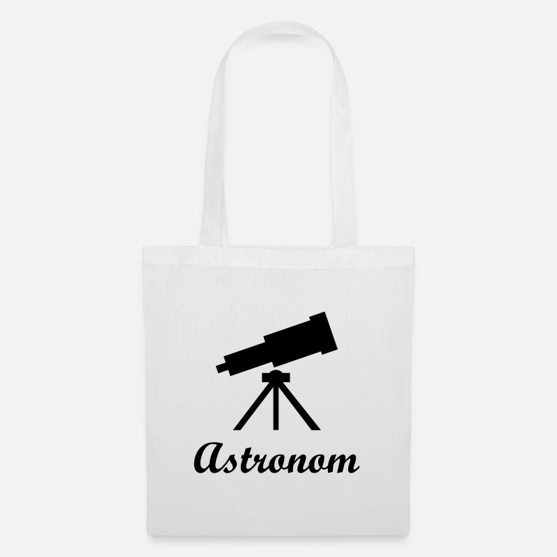 Astronomie - Astronom - Stoffbeutel - Weiß