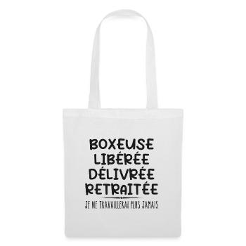 Boxer celebrates retirement with humor gift - Tote Bag - white - Front