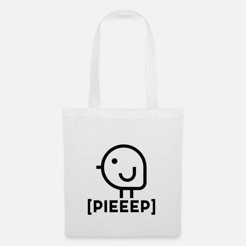 PIEEEP BIRD - Stoffbeutel - Weiß