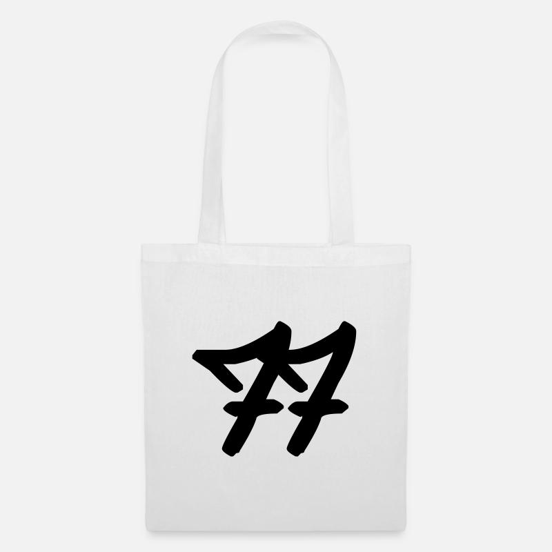 Number 77 - Tote Bag - white