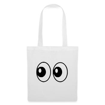 Emoji Eyes Sketch Black - Tote Bag - white - Front