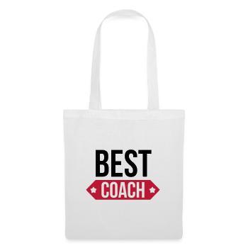 Bester Trainer - Stoffbeutel - Weiß - Vorne