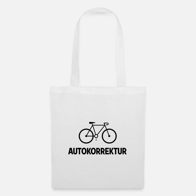 Autokorrektur - Stoffbeutel - Weiß