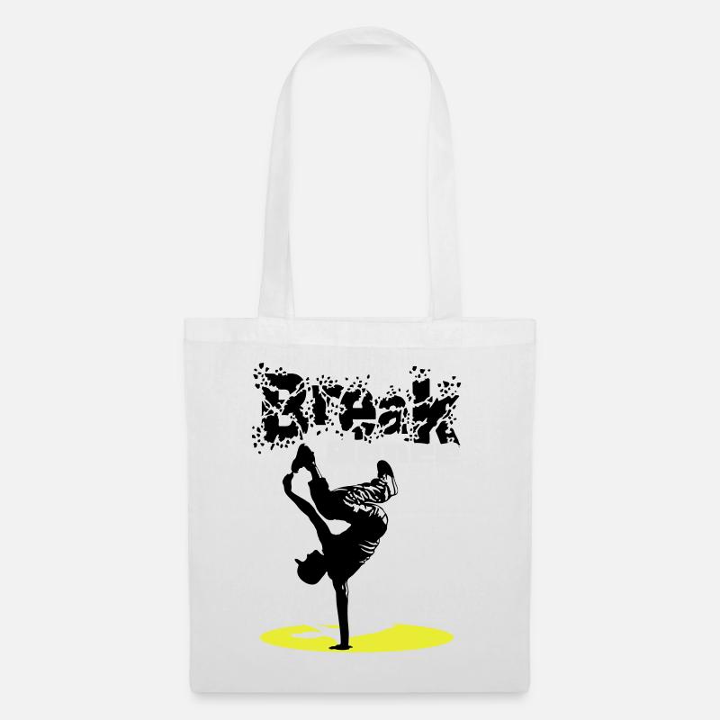Breakdance flex - Stoffbeutel - Weiß