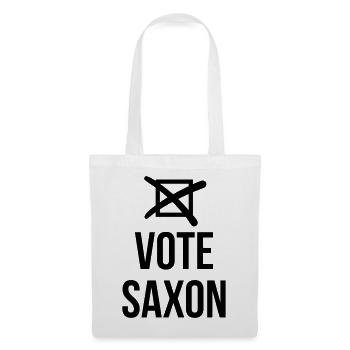 Vote Saxon - Tote Bag - white - Front