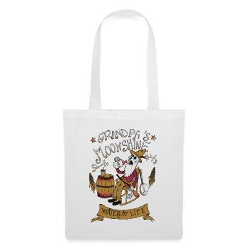 grandpa 's moonshine - Stoffbeutel - Weiß - Vorne