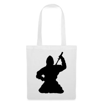 Ninja Espion ou assassin japonais - Sac en tissu - blanc - Devant