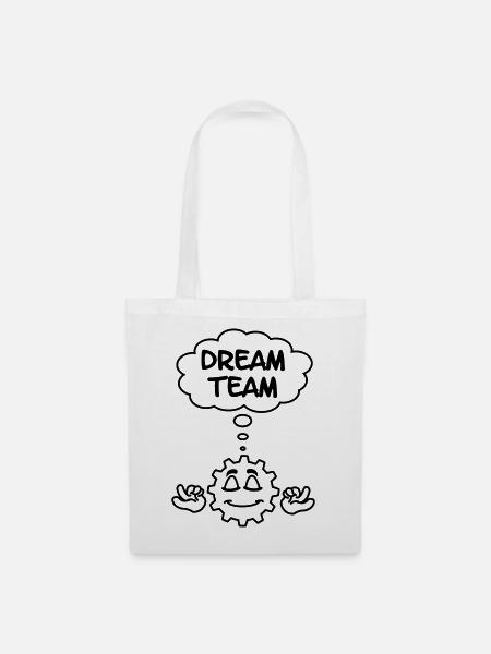 Dream-Team - Stoffbeutel - Weiß