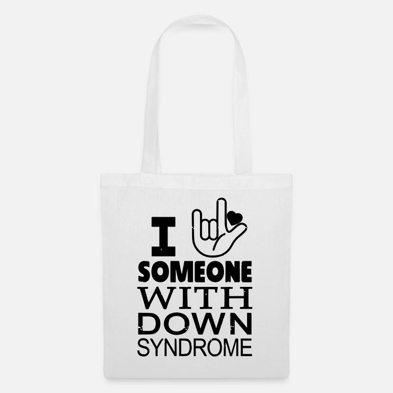 Down syndrome lovers - Tote Bag - white