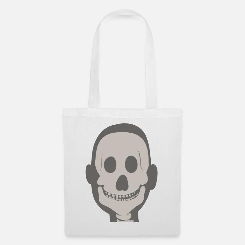 Friendly face in X-ray vision - Tote Bag - white