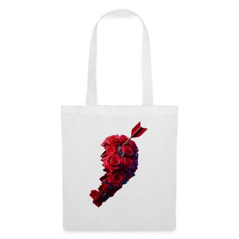 Partenaire cardiaque à droite - Sac en tissu - blanc - Devant