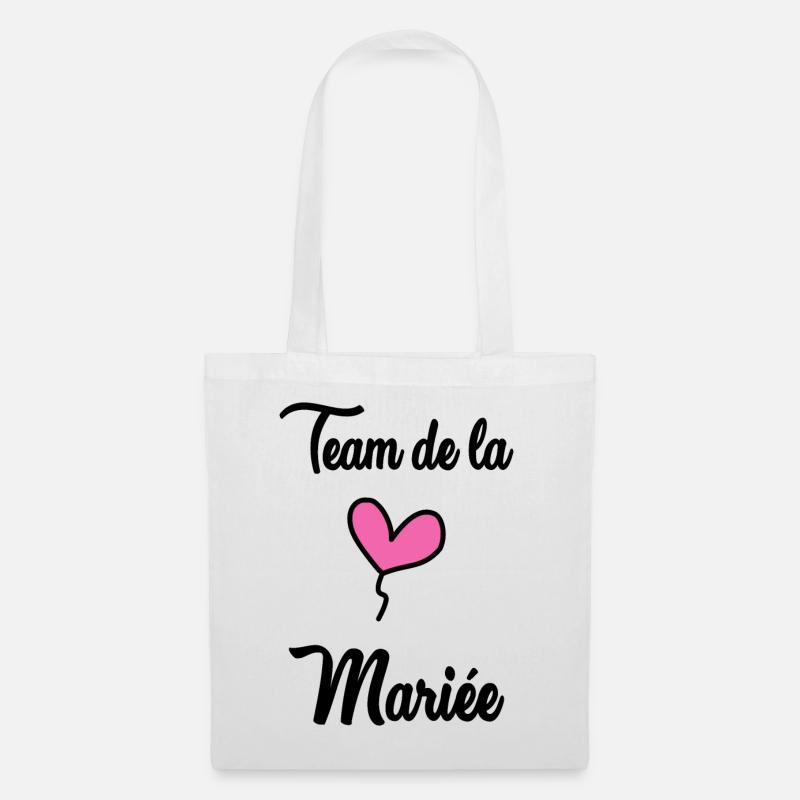 TEAM MARIEE - Sac en tissu - blanc