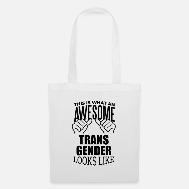 Transgender - Stoffbeutel - Weiß