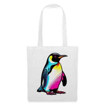 Pingouin - Sac en tissu - blanc - Devant
