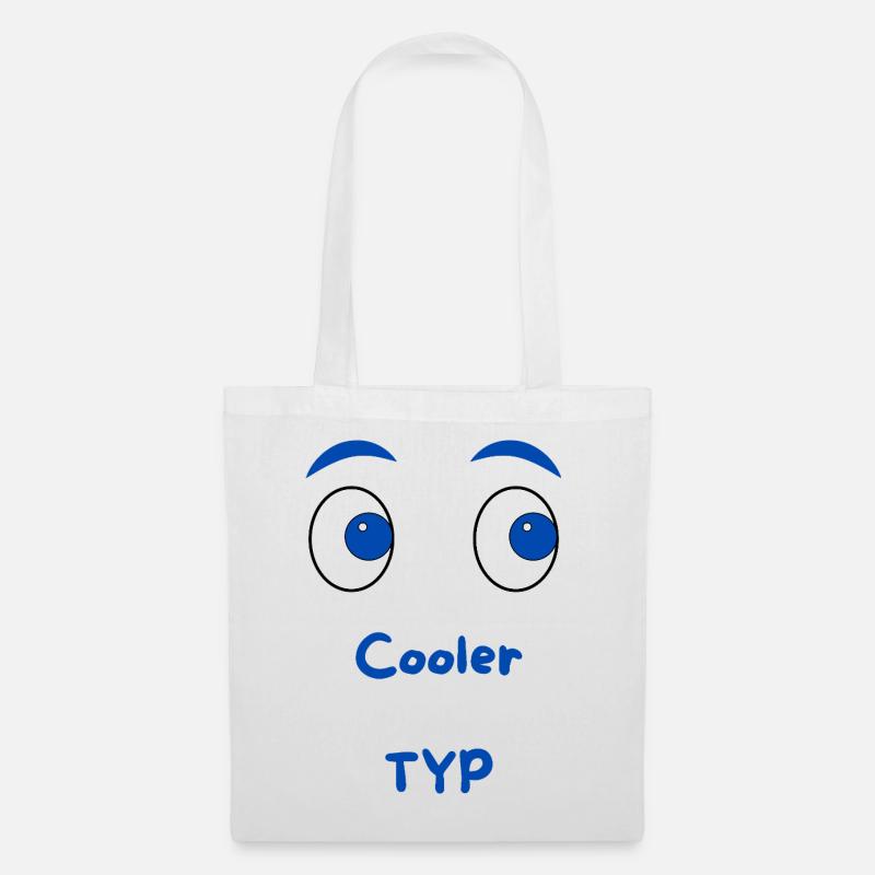 Cooler Typ - Stoffbeutel - Weiß