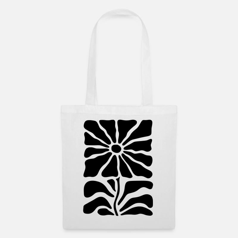 Bloom Design - custom design paint! - Tote Bag - white