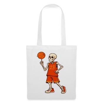 Skeleton Hoops 23 - Stoffbeutel - Weiß - Vorne