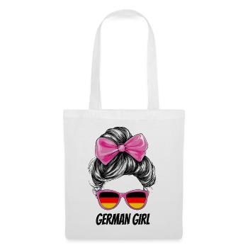 Germany Flag Flag Woman Sunglasses Fan - Tote Bag - white - Front