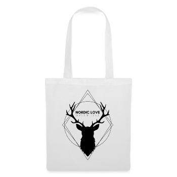 AMOUR NORDIQUE - Born_for_Silence - Sac en tissu - blanc - Devant