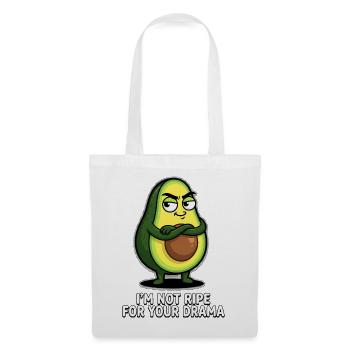 Avocado "i'm not ripe for your drama" - Tote Bag - white - Front