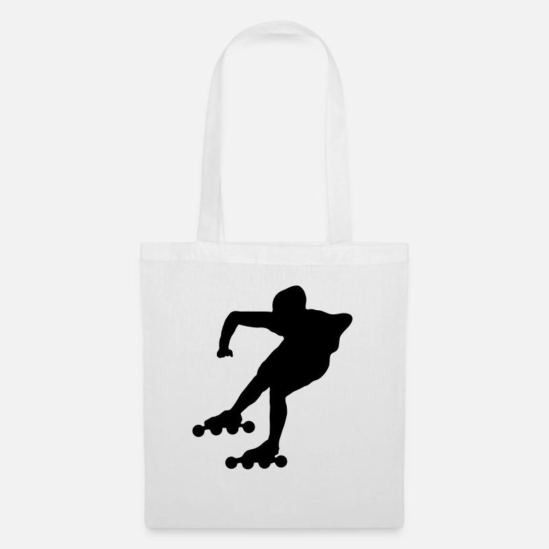 roller_skating - Stoffbeutel - Weiß