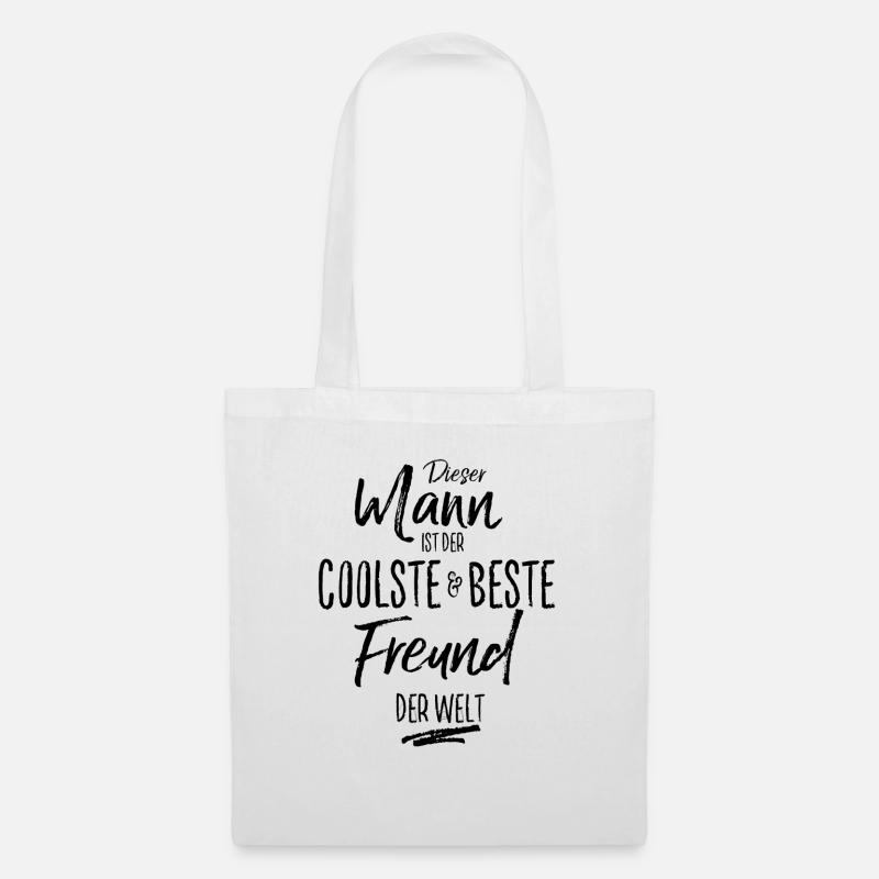 freund der Beste (s) - Stoffbeutel - Weiß