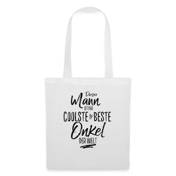 onkel der Beste (s) - Stoffbeutel - Weiß - Vorne