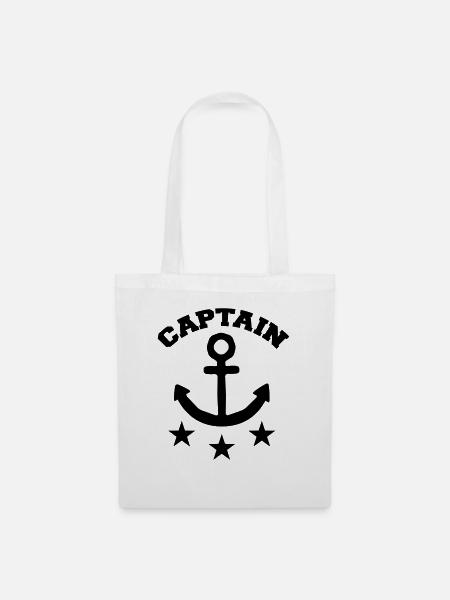 Captain - Stoffbeutel - Weiß